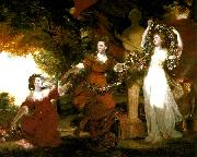 Sir Joshua Reynolds the montgomery sisters oil painting reproduction